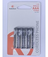Radio Shack Rechargeable 1.2V AAA Batteries for Devices, Cordless Phone ... - £10.93 GBP