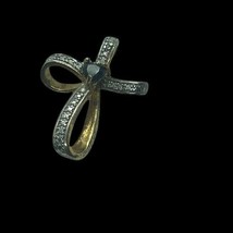 Cross Pendant PAJ BB Gold Plated Christian religious slider - £7.79 GBP