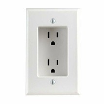 Leviton 689-1 Gang Recessed Duplex Receptacle - $27.99