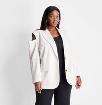 Women&#39;s Open Shoulder Oversized Blazer Future Collective Kahlana Barfield Small - £13.58 GBP