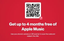 Apple Music USA - 4 Months for New Customers or 3 Month Returning CODE - $11.19 CAD