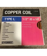 Everbilt Soft Type-L Coil Pipe Copper 5/8&quot; OD x 1/2&quot; x 10 Ft LSC4010PS - $46.06