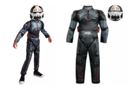 New Disney Star Wars Originals Wrecker Costume Boys 4 Or 7/8 Glow In Dark +Sound - £32.39 GBP