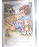 JODY BERGSMA 1988 Framed Matted Art Collectable A Mother And Son 4288-7500 - £14.93 GBP