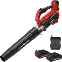 Powersmart 20V Cordless Leaf Blower, 350Cfm 2 Speed Control, And Yard Cl... - $103.99