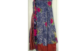 Indian Sari Wrap Skirt S304 - £23.85 GBP