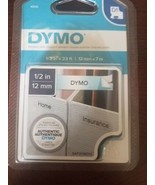 Genuine Sealed OEM DYMO 45110 Black-On-Clear Tape, 0.5&quot; x 13&#39; - $567.28 MXN