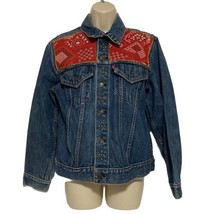 Vintage Levi’s Denim Custom Jacket 70505-0217 Size 40 USA Eagle Womens - $85.49