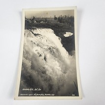 Postcard Kakabeka Falls Ontario Canada RPPC Close Up Shot - £6.00 GBP