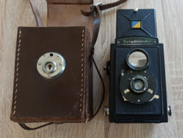 Vintage Voigtlander Brilliant V6 Kamera mit Tasche. Verwendet 120 Film.... - £125.43 GBP