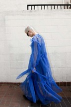 Organza Classy Puff Sleeves Babydoll Dress/Birthday dress/Women&#39;s Party ... - $238.08