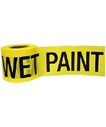 CH Hanson 16101 Yellow Caution/Wet Paint Barricade Tape, 2 mil, 300 ft - $19.35
