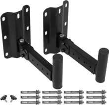 Heavy Duty Speaker Wall Mounts Support Up To 110Lbs,Adjustable Pa, 2 Pac... - £37.05 GBP