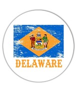 Delaware : Gift Coaster Flag Distressed Souvenir State USA Christmas Cow... - $92.83 MXN