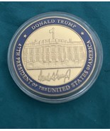 TRUMP 47th PRESIDENT WHITE HOUSE Signature GOLD CHALLENGE COIN REPUBLICA... - $264.26 MXN