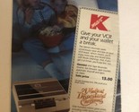 1991 Kmart Gemini Vhs Rewinder Vintage Print Ad Advertisement pa21 - £4.66 GBP