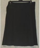 EXCELLENT WOMENS ROYAL ROBBINS BLACK YOGA WAIST PULL ON SKIRT W/ POCKET ... - €30,16 EUR