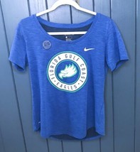 Womens Dri Fit Nike Tee Florida Gulf Coast Eagles Blue Shirt Size Medium - £9.49 GBP