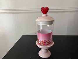 New Sheffield Home Valentine&#39;s Day Glass Candy Jar - £47.22 GBP