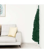  Artificial Half Christmas Tree Green PVC, Steel 94.5 in - $1,243.61 MXN