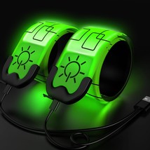 2 Pack Led Armband Rechargeable, Running Lights For Runners, Running Lights, Ref - £22.69 GBP