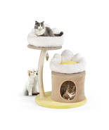 Cat Tree Small Cat Tower with 2 Removable and Washable Perches-White - C... - $198.08 CAD