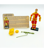 1984 GI Joe- Blowtorch V1 Action Figure Near Complete W/File Card Hasbro... - $420.44 MXN