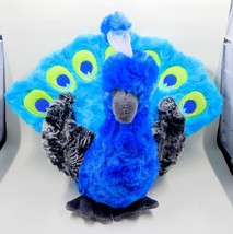 Douglas The Cuddle Toy Peacock Blue Stuffed Animal Plush 10 &quot; - £11.95 GBP