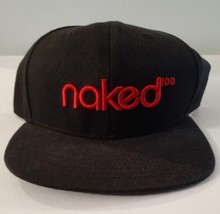 Naked 100 Red Logo Basic Snapback Baseball Cap Hat  - £7.02 GBP