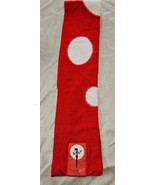 Skinny Girl Cocktails Scarf Red Polkadot A Lady Alway&#39;s Drinks Responsibly  - $14.72