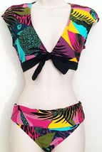 Bleu Rod Beattie Cap Sleeve Jungle Book 2PC Front Tie Swimsuit Sz 8,10,14NWT - £67.26 GBP