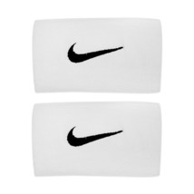 Nike Tennis Premier Wristband Sports Double Wide Band White 2pcs NWT PAC... - £30.29 GBP