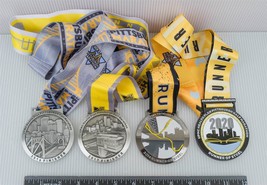 Pittsburgh UPMC Marathon Finisher Medal 2016-17-19-20 Lot (g10) - £47.47 GBP