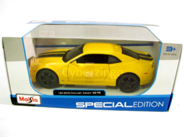 2010 Chevrolet Camaro SS RS Yellow 1/24 Scale Diecast Model Car NEW IN BOX - £33.45 GBP