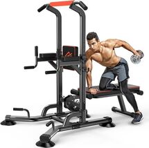 SQUATZ SQPTOWER1.5 Pull-Up Workout Station - Gym Equipment Setup (Open Box) - $2,887.50 MXN