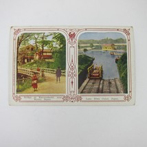 Postcard Japan Bridge at Kanuyabashi near Kyoto &amp; Lake Biwa Canal Antique - £4.73 GBP