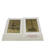 Gold Foil Art Etched Prints Oil Gas Well Rig The Western Company Texas V... - $56.37 CAD