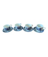 Churchill England Blue &amp; White Classic Willow Asian Artwork Mug Tea Cup ... - £30.34 GBP