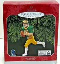 1998 Hallmark Keepsake NFL Football Ornament Joe Montana Notre Dame - £4.65 GBP