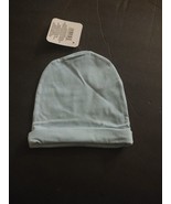 Infant blue new born beanie hat - $148.25 MXN