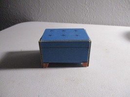 Vintage Barbie Dream House Furniture Blue Ottoman  1962 - €8,76 EUR