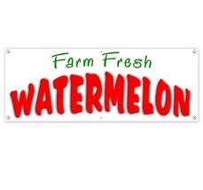 Farm Fresh Watermelon Clearance Banner Advertising Vinyl Flag Sign Inv - £15.07 GBP