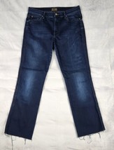 Mother High Waisted Rascal Jeans Womens Size 31 The Missing Hour Blue Denim - £62.25 GBP