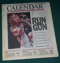 GUNS N ROSES CALENDAR NEWSPAPER SUPPLEMENT VINTAGE 1991 - £27.52 GBP