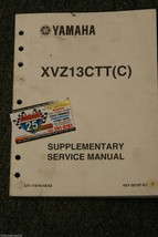 Yamaha XVZ13 XVZ1300 XVZ Supplement Service Manual LIT-11616-18-02 4XY-2... - £10.23 GBP