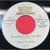 Sons of the Pioneers Tennessee Rock and Roll / Three of Us 45 Country Promo - £8.09 GBP