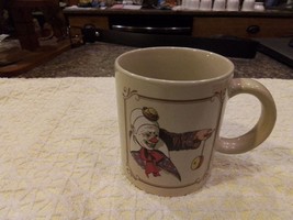 Ceramic Clown Mug by Arthur Sarnoff, Collectible Coffee Cup, Retro Circus - $6.93