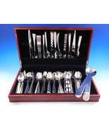 Designer Mixed Stainless Steel Flatware Set #3 Service 62 Pieces Modern ... - $2,564.63 CAD