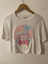 Persaya “Babygirl” White Crop  T-shirt Size L - $6.79