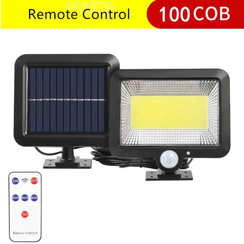 COB Solar LED Light Outdoor For Garden Remote Control Wireless  Solar Lamp Water - £197.75 GBP